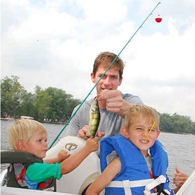 Bobber and a worm best lure for kids