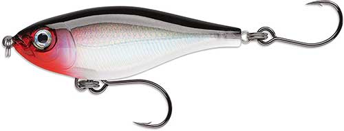 rapala x-rap twitching mullet with single hooks striped bass lure