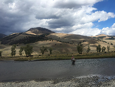 fly fishing in the mountains out west