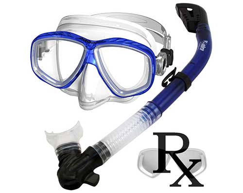 promate perscription snorkel mask