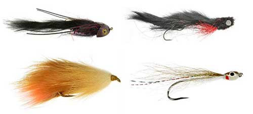 alaska salmon streamer fly collection for river fishing