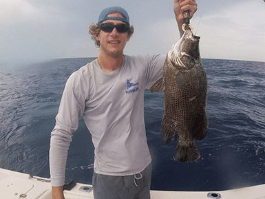 Captain Cody Catching a Tripletail