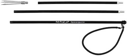 mako traveler pole spear with barb tip