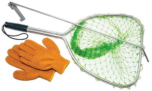 spiny lobster kit net tickle stick gauge gloves