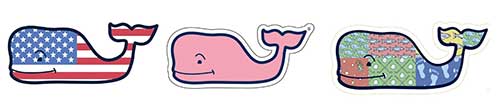 whale fishing sticker decals for ladies