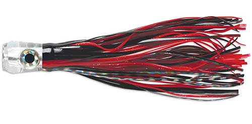 big game catcher sailfish lure 8 inches red and black