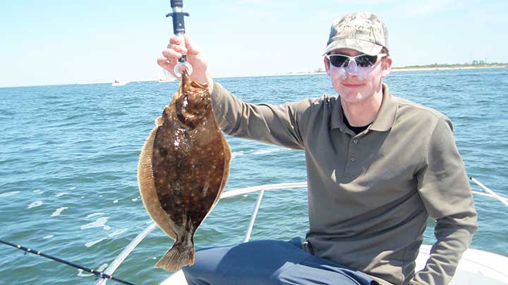 fishing for fluke in new jersey cody wabiszewski