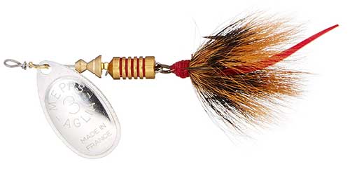 mepps spinner with tail pickerel lure
