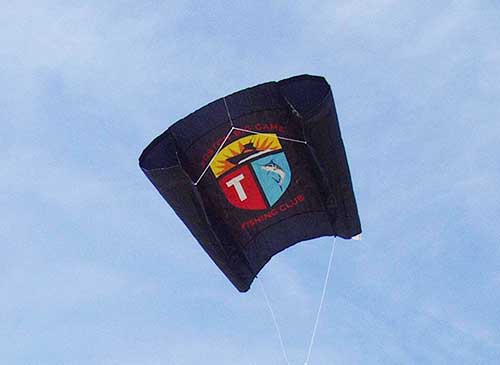 sailfish kite with wind sock