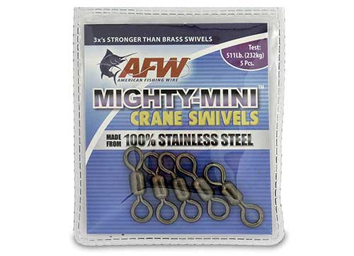 afw crane swivels for rockfish chicken rig