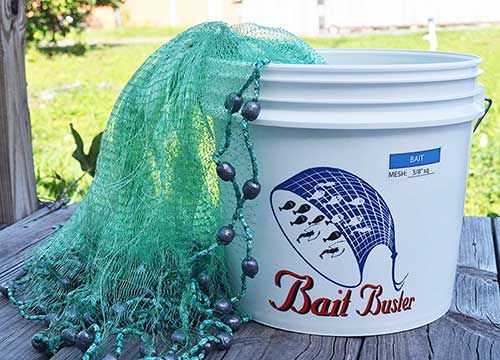 bait buster professional grade cast net