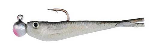 berkley powerbait power minnow scented black shad 2 inch crappie bait