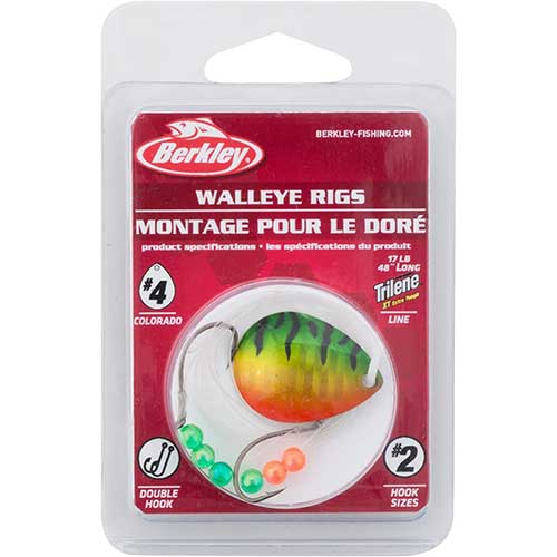 berkley walleye mono rig worm harness