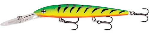 firetiger deep diving husky-jerk lure for walleye trolling