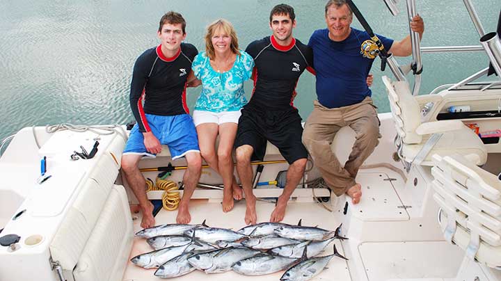 fishing for blackfin tuna and skipjack tuna