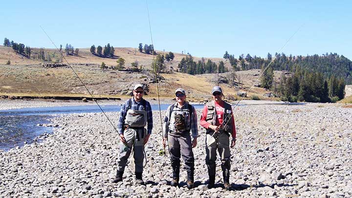 fly fishing at yellowstone national park