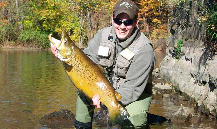 justin baker fishing with the best trout lures