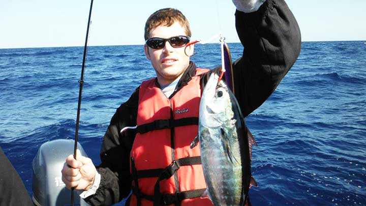 shimano jig catches a tuna