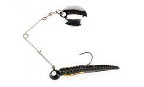 small spinner bait johnson beetle black and silver best crappie lures