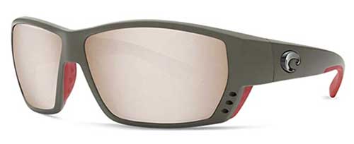 Costa Del Mar Tuna Alley Sunglasses silver mirror lens