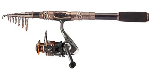 Best telescoping fishing rod for backpacking clearance