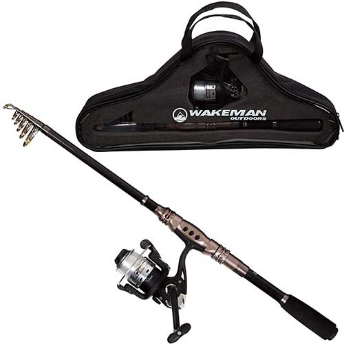 Wakeman Ultra series telescopic spinning rod combo