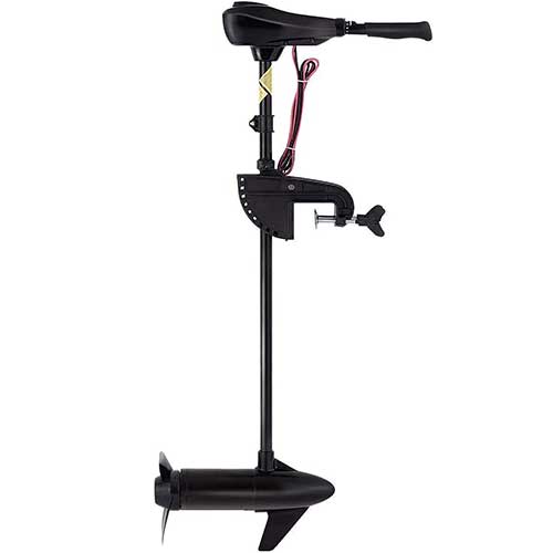 goplus electric trolling motor transom mounted