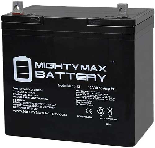 mighty max trolling motor deep cycle battery 55-ah