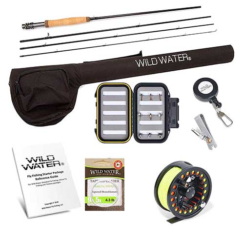 wild water compact fly fishing rod and reel