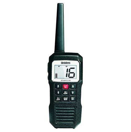 uniden atlantis 155 handheld floating submersible marine radio