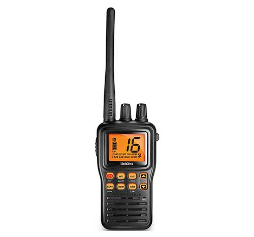 uniden waterproof handheld vhf marine radio