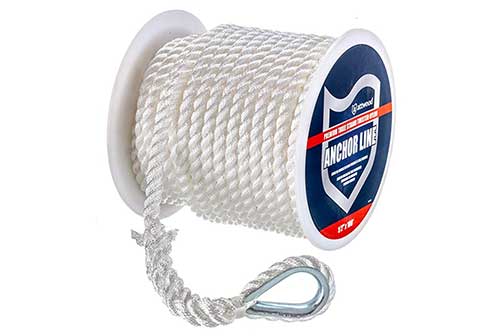 3 strand boat anchor line rope