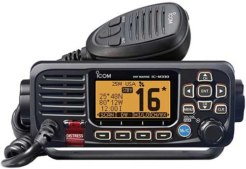 icom m330g fixed mount vhf marine radio