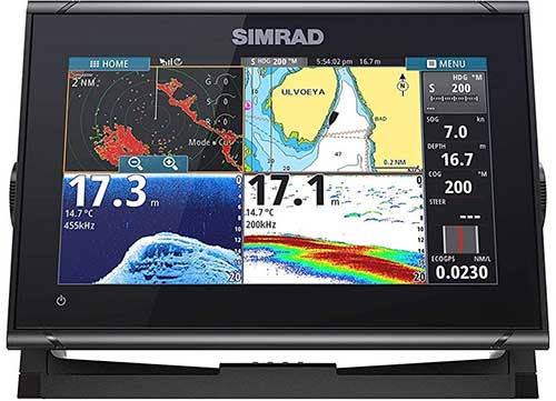 simrad go9 xse fish finder with sonar