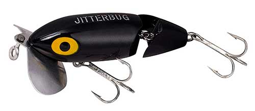 arbogast jointed jitterbug bass fishing lure