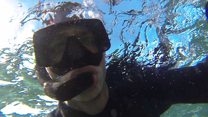 cody snorkeling in the florida keys