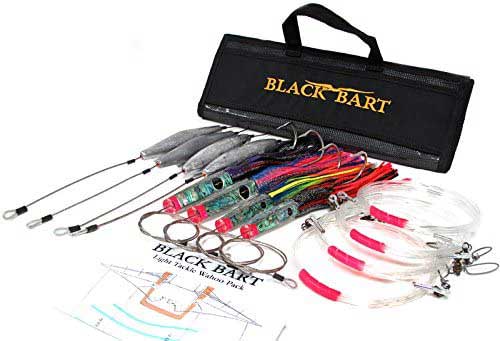 black bart wahoo rigged high speed trolling lures