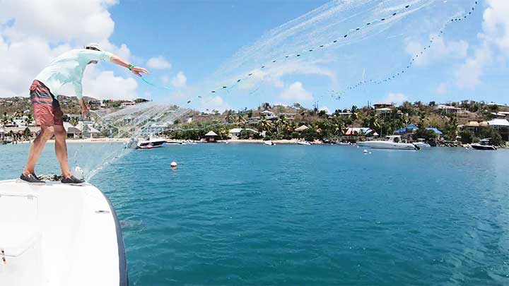 how to throw a cast net