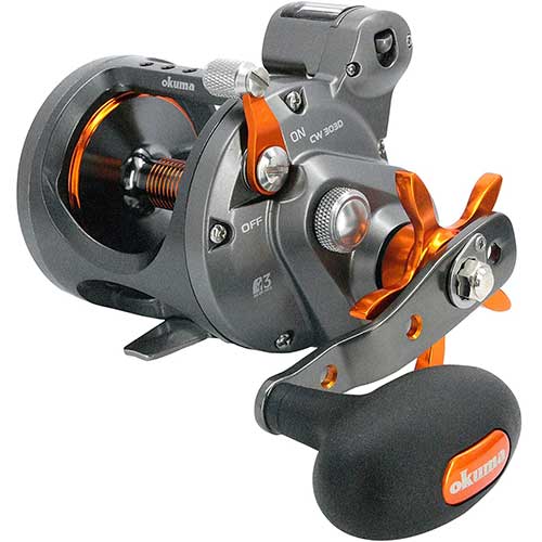 okuma cold water line counter trolling reel