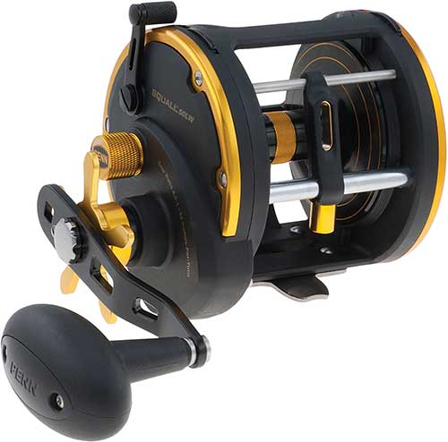 penn squall level wind conventional trolling reel