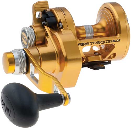 penn torque gold reel lever drag conventional bottom fishing reel