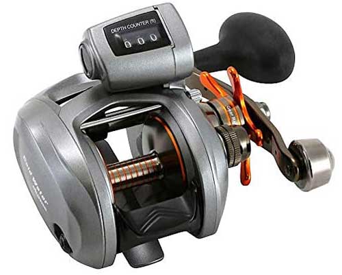 okuma coldwater line counter salmon reel