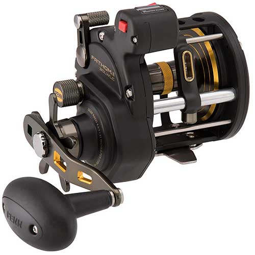 penn fathom II line counter salmon reel