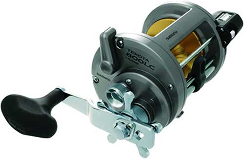 shimano Tekota levelwind line counter salmon reel