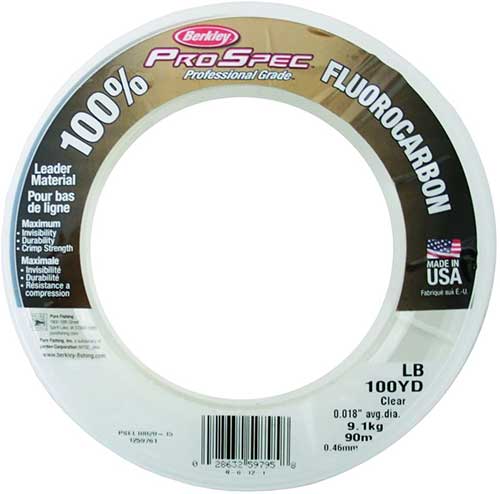 berkley prospec fluorocarbon leader material