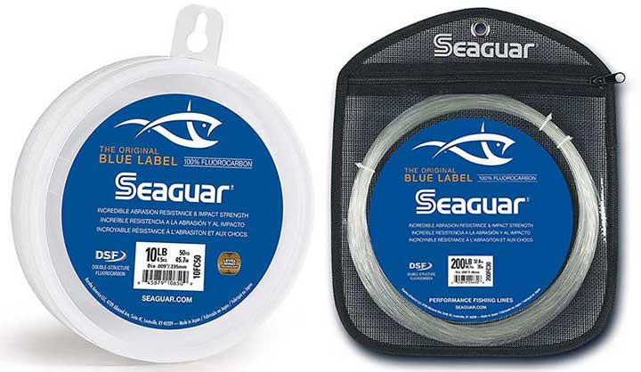Seaguar Pink Label Fluorocarbon Salmon & Saltwater Leader Material 9 Options 
