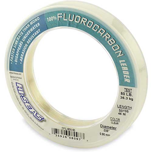 hi-seas 100 percent fluorocarbon leader line