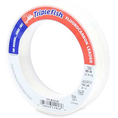 triple fish fluorocarbon leader material