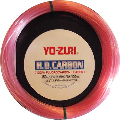 yo zuri hd fluorocarbon pink leader