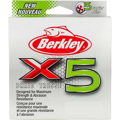 berkley x5 braided fishing line